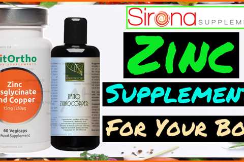 Zinc Supplements For Your Body