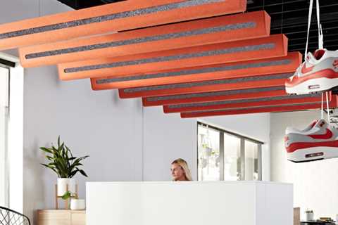 Kirei Launches ‘Air Baffle,’ an Acoustic Ceiling Baffle Inspired by Nike