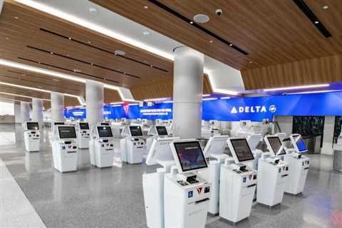 Inside the new Delta Air Lines terminal at LAX
