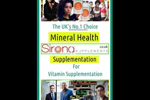 mineral and vitamin health supplements