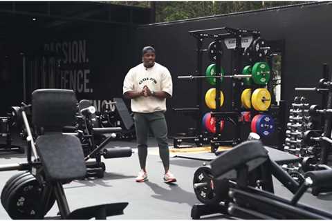 Bodybuilder Simeon Panda's Epic Home Gym Rivals The Rock's Iron Paradise