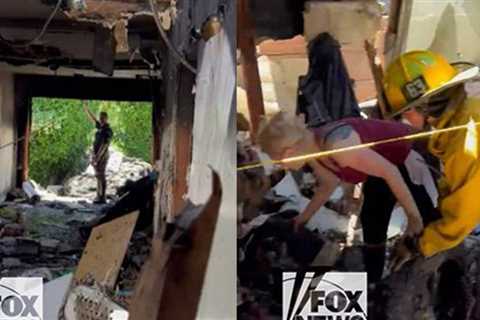 Anne Heche car crash scene footage released: Inside damaged Los Angeles home