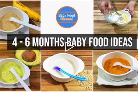 4 Month Baby Food | Baby Puree Recipes