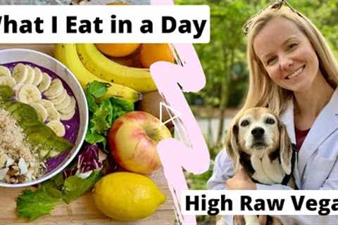 What I Eat in A Day - High Raw Vegan (Raw til 4)