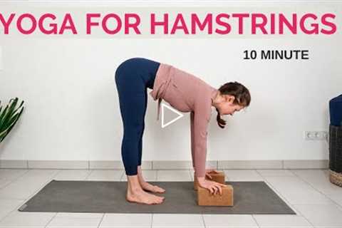 10 min YOGA STRETCH FOR TIGHT HAMSTRINGS  | Yoga with Uliana