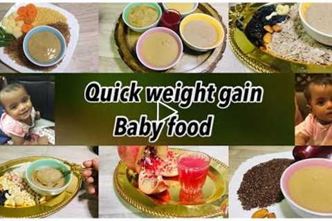 5 Weighgain and brain Development Food For 6-12 month babies |Baby Food | Magical lunch porridge