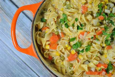 Creamy Veggies and Noodles