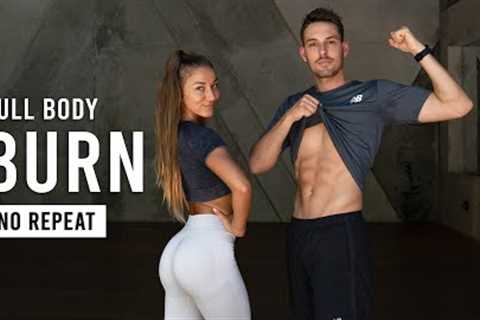 30 Min Full Body HIIT Workout For Fat Burn & Cardio | Burn 500 Calories (No Repeat, No..