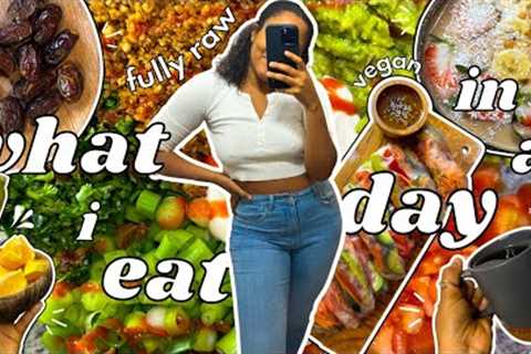 WHAT I EAT AS A RAW VEGAN (WINTER EDITION) ❄☕️ 🍉🍓🥑🍇