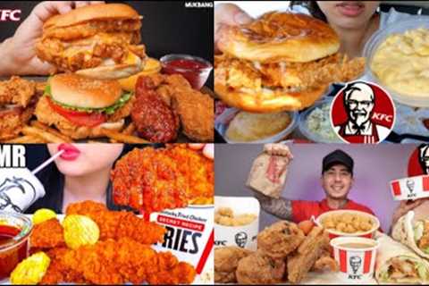 BEST *KFC* (BIG BITES FAST FOOD) SATISFYING MUKBANG COMPILATION pt.1