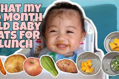 WHAT MY 10 MONTH OLD BABY EATS FOR LUNCH| BABY FOOD RECIPE IDEAS