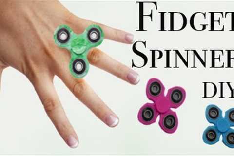 Fidget spinners  - 3 EASY DIY''s for stress relieve & exam anxiety