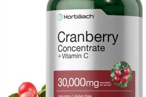 Horbaach Cranberry (30,000 mg) + Vitamin C 150 Capsules | Triple Strength Ultimate Potency |..