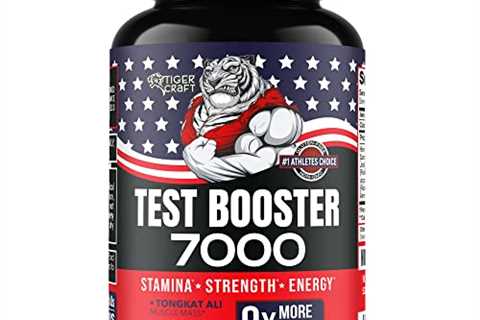 Testosterone Booster for Men - Men Testosterone for Health, Energy  Stamina - Made in USA - Male..