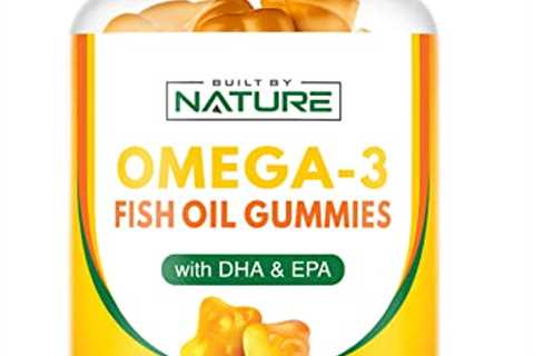 Omega 3 Fish Oil Gummies with DHA and EPA, Chewable Omega 3 Fish Oil Supplement, 60 Gummies (30 Day ..