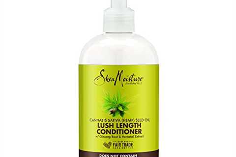SHEA MOISTURE Cannabis Sativa Hemp Seed Oil Lush Length Conditioner Unisex, 12.98 Fl Oz (Pack of 1)