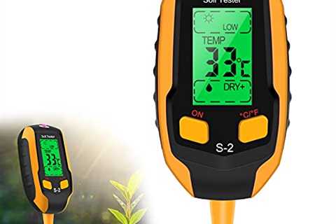 Esimen 5-in-1 Soil Tester Moisture,Light/PH/Temperatur/Environment Humidity, Digital Plant..