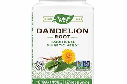 Nature's Way Dandelion Root, Traditional Diuretic Herbs*, Non-GMO, Vegan, 100 Capsules