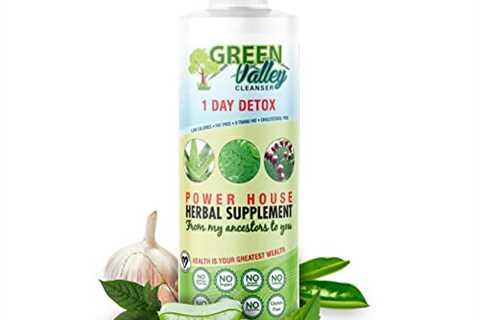 1 Day Colon Cleanse and Liver Detox, Ideal for Weight Loss and Energy Levels, Vegan-Friendly