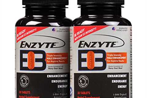 Enzyte3Â® Natural Male Enhancement Supplement for Energy and Endurance - L-Citrulline, Epimedium,..