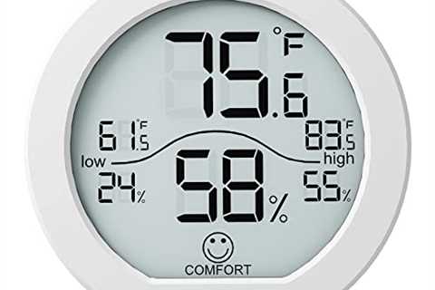 SECRUI KR-TH1 Room ThermometerÂ â Advanced Thermometer and Humidity GaugeÂ â LCD Hygrometer..