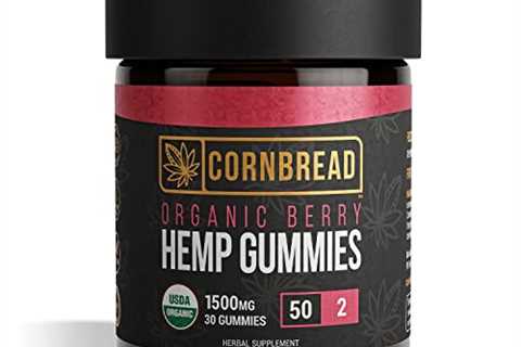 USDA Certified Organic Hemp Gummies by Cornbread Hemp – Natural Pain, Relaxation and Stress Relief..