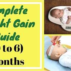 How To Gain Weight Fast For Baby | Complete Weight Gain Guide For Baby | 0 to 6 Months