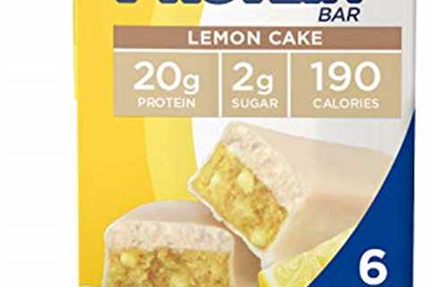 Pure Protein Bars Nutritious Snacks to Support Energy, Lemon Cake, 6 Count (Pack of 1)