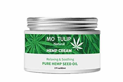 MO TULIP Hemp Oil Face Cream, Hyaluronic Acid Hydrating Relives Dry Skin, Anti-Aging, Anti Wrinkle, ..