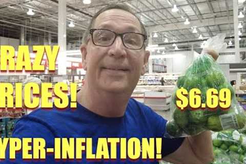 $4LB CHICKEN WINGS!! $6.69 LIMES!! INFLATION & CRAZY HIGH FOOD COSTS!! COSTCO SHOPPING HAUL..
