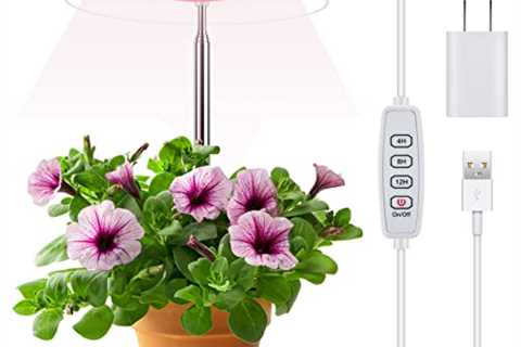 LED Grow Lights for Indoor Plants, Full Spectrum Plant Lights for Indoor Growing, Height Adjustable ..