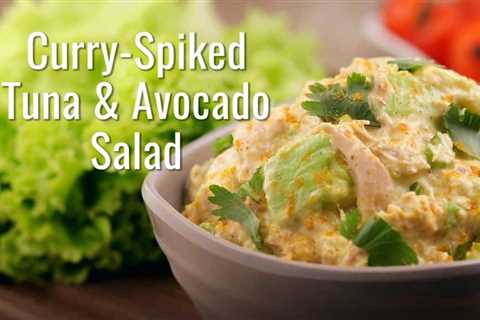 Keto Curry Tuna and Avocado Salad Recipe