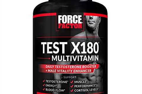 Test X180 Multivitamin for Men Plus Testosterone Support with All 13 Essential Vitamins, for Muscle,..