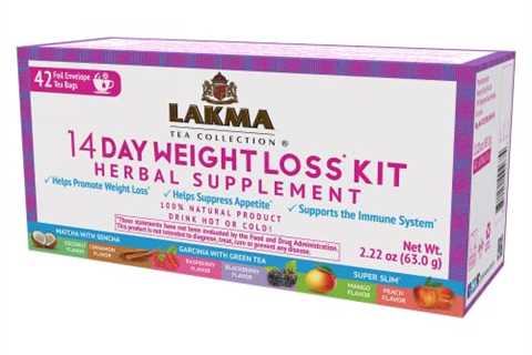 Lakma Wellness Tea 14 Days Weight Loss Kit - 42 Tea Bags (100% Natural, Sugar Free, Gluten Free and ..