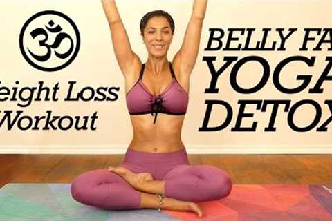 Gentle Yoga for Belly Fat, Digestion & Detox, Core Strength, 20 Minute Flow for Beginners at..