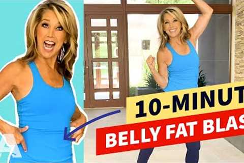 10-Minute Belly Fat Blast Workout With Denise Austin