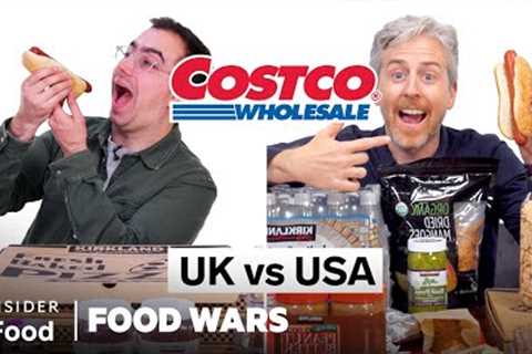 US vs UK Costco | Food Wars | Insider Food