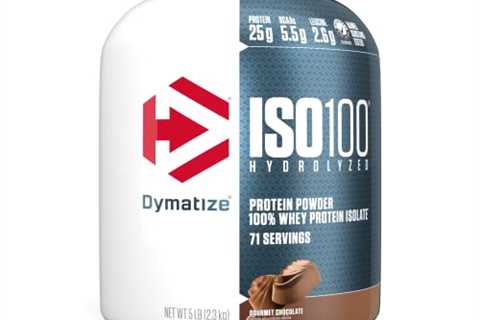 Dymatize ISO100 Hydrolyzed Protein Powder, 100% Whey Isolate Protein, 25g of Protein, 5.5g BCAAs,..