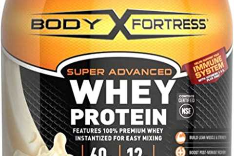 Body Fortress Super Advanced Whey Protein Powder, Vanilla, Immune Support (1), Vitamins C & D Plus..