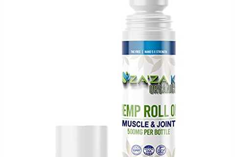 500mg Hemp Relief Roll-On Gel, ZA'ZA K ORGANICS - USA Made - Faster Acting, Longer Lasting. 3 oz