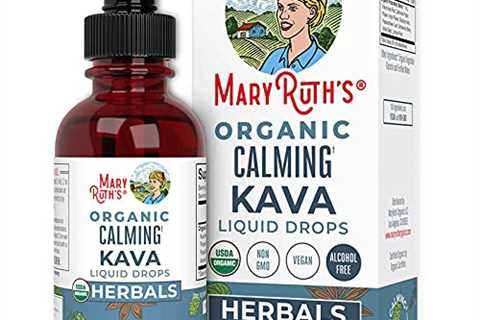 Kava Kava Root by MaryRuth's | Sugar Free | USDA Organic Calming Kava Liquid Drops | Support Sleep, ..