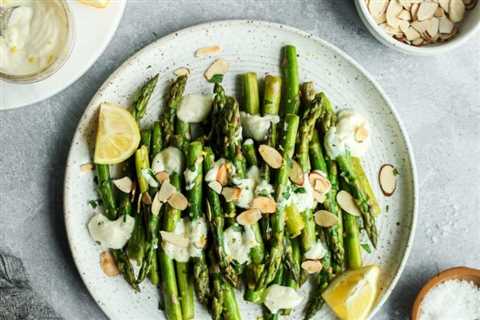 Sautéed Asparagus Recipe With Optional Goat Cheese & Almonds