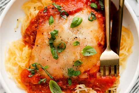 Healthy Chicken Parmesan (30 minute meal)