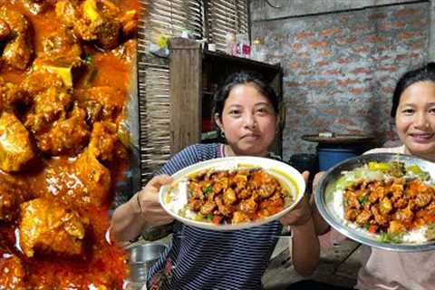 My friend feed me Mutton Curry | Went to Diyun with @BitulVlogs | Eating challenge with friend