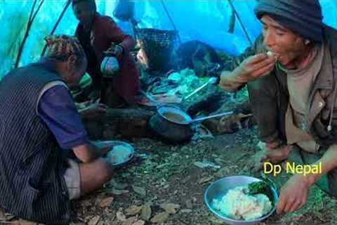 Food Cooking Eating Nepali Organic Food Didho The Mountain Shepherds Amezing Herd Lifestyle