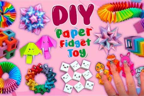 12 DIY Magic Paper Fidget Toy Crafts - Viral TikTok Fidget Videos - How to Make Funny Paper Toys