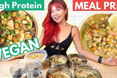 High Protein Vegan MEAL PREP For FITNESS!