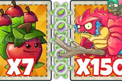 7 Plants With 5 Plant Food VS 150 Deep SeaGargantuar Zombie Who Will Win? - PVZ 2