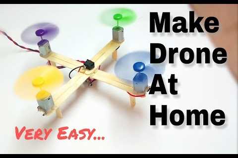 How To Make Drone At Home (Quadcopter) Easy🔥