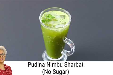 Mint Lemonade â No Sugar â Nimbu Pudina Sharbat â Refreshing Mint Sherbat Recipe â Summer..